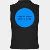 Women's high neck crop vest Thumbnail