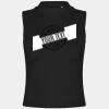 Women's high neck crop vest Thumbnail