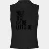 Women's high neck crop vest Thumbnail