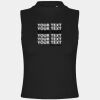 Women's high neck crop vest Thumbnail