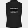 Women's high neck crop vest Thumbnail