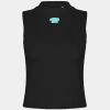 Women's high neck crop vest Thumbnail