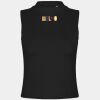 Women's high neck crop vest Thumbnail