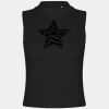 Women's high neck crop vest Thumbnail