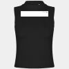 Women's high neck crop vest Thumbnail