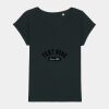 Women's Rounders slub rolled sleeve t-shirt Thumbnail