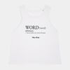 Women's Dancer crop tank top Thumbnail